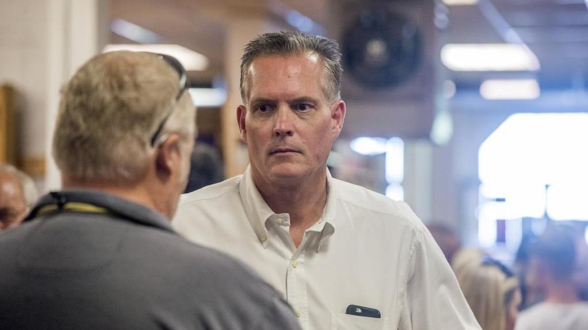 
Pierce County Prosecutor Mark Lindquist is pictured at his annual fundraiser, held at King's Books in Tacoma, July 30, 2015. Backers have six months to bring a recall election of Pierce County Prosecutor Mark Lindquist to the ballot next spring. 
