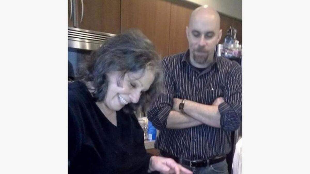 Maria Aldrete-Levy, left, with her son Sebastian Levy-Aldrete.