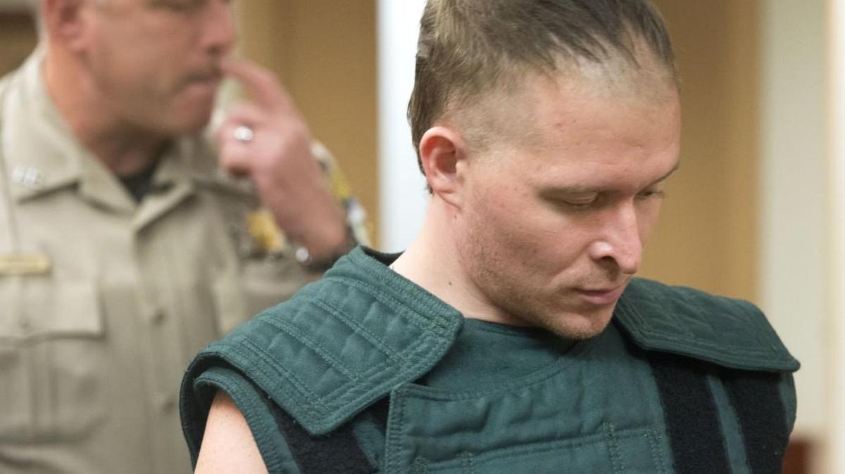 
Nicholas Lane pleaded not guilty to murder and attempted murder at his arraignment in Pierce County Superior Court on Wednesday, Sept. 9, 2014. His bail was set at $2 million.
