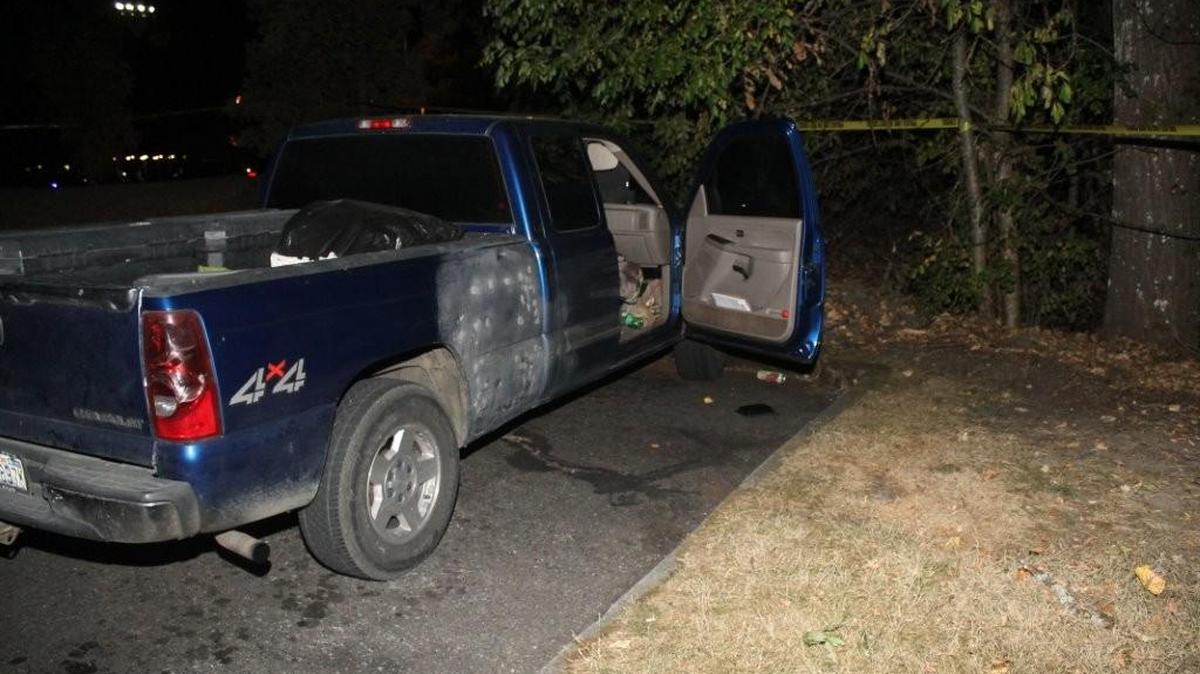 
Daniel Guerin was found mortally wounded near his 2003 Chevrolet pickup.
