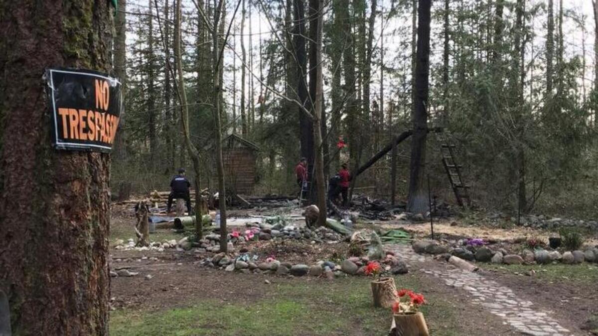 The difficult to reach crime scene is near the Carbon River.