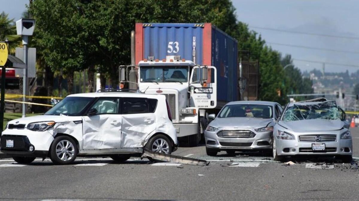 One person was killed in a crash Thursday morning at Alexander Avenue and Pacific Highway East in Fife.