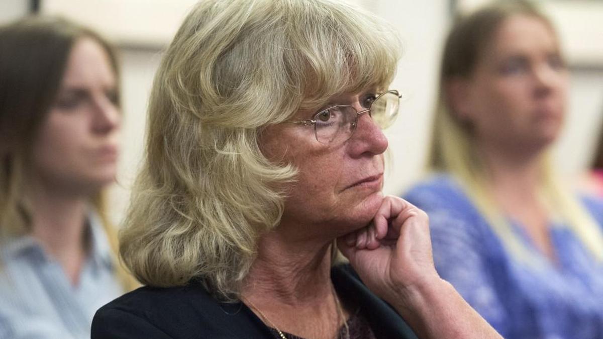 Kim Meline listens to testimony in Pierce Count Superior Court in Tacoma on Tuesday, June 6, 2017. After a three-week trial in Tacoma, jurors awarded $2.9 million Thursday in damages to Meline and her four daughters.
