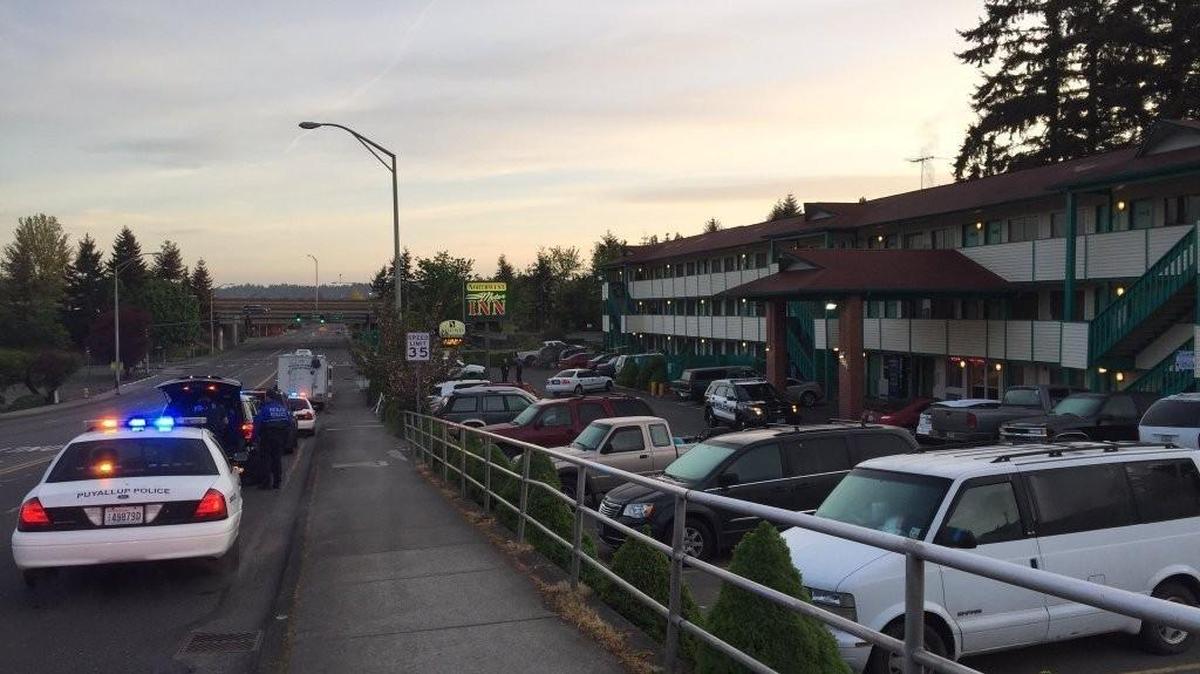 Lucas Gritzke, 25, of Federal Way was shot and killed early Saturday at a motel in the 1400 block of South Meridian in Puyallup.