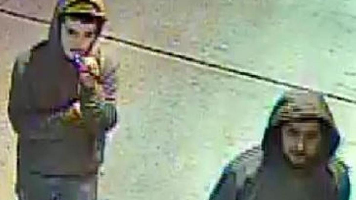 Police are looking for two men who tried to rob a Girl Scout selling cookies.