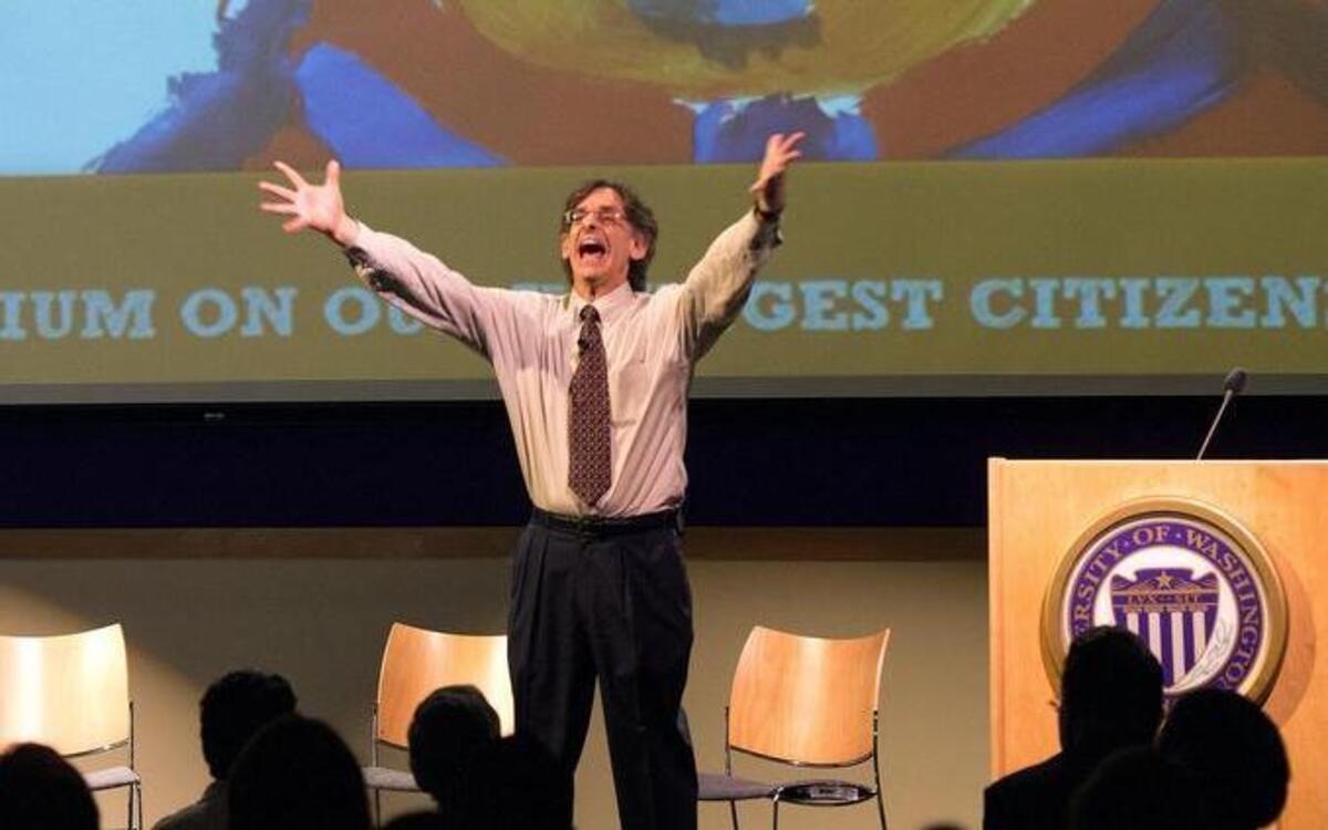 
Author Alfie Kohn was one of the keynote speakers last year at the “Symposium on Our Youngest Citizens: Building a Child-Centered Community” at the University of Washington-Tacoma.

