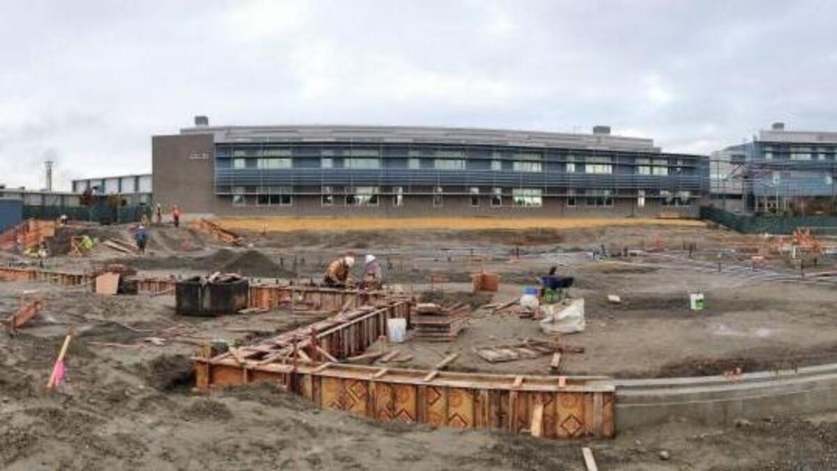 Construction is underway at Wilson High School.