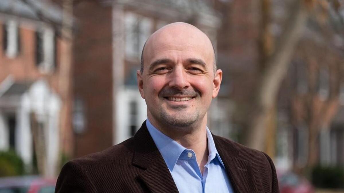 Shamil Idriss at his home in Washington, D.C., on Jan. 19.