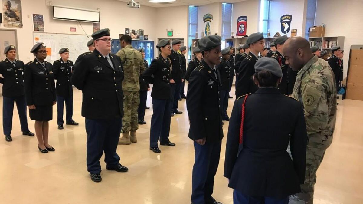 Lake High School AJROTC unit achieves honor.