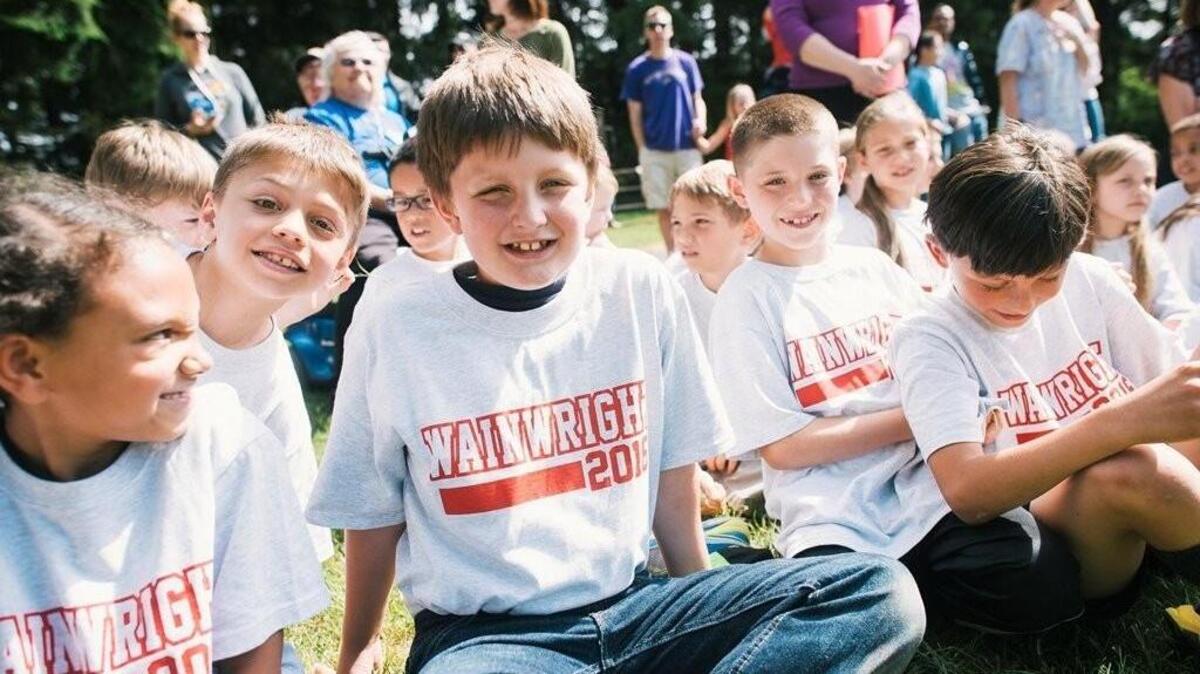 
Future Wainwright Intermediate School students participated in groundbreaking ceremonies for the new school. 
