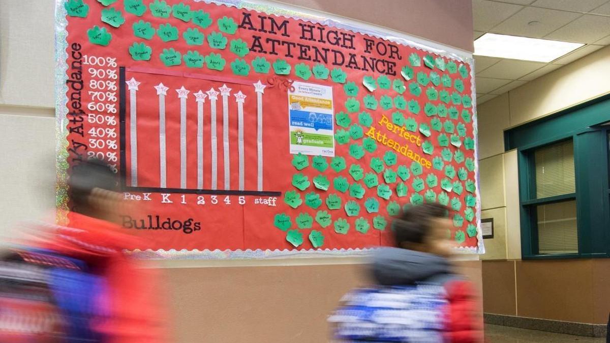 Students head to class at Manitou Park Elementary School in Tacoma earlier this year. The state is considering rules that would require in-school discipline to be “culturally responsive.”