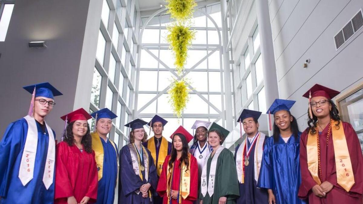 The 2016 All-Star Graduates gather for a group portrait in the lobby of The News Tribune in Tacoma May 25. Clockwise from left: Aidan Kees, Graham-Kapowsin High; Brenda Ochoa, Washington; Joseph McCafferty, Chief Leschi; Zoe Nelson, Harrison Prep; Hashwinder Singh, Sumner; Kristen Nguyen, Mount Tahoma; CeDrice Howard, Curtis; Lucy Arnold, Peninsula; T.J. Hazen, Wilson; Tori Blackston, Lakes; and Ruhama Berta, Thomas Jefferson.