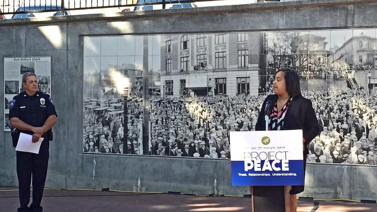 
Police Chief Don Ramsdell and councilwoman Victoria Woodards, along with other Tacoma city leaders, announced a series of public conversations with police aimed at diffusing discord over how officers and civilians deal with one another.
