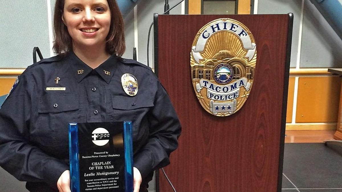 Leslie Montgomery is chaplain with Tacoma police.
