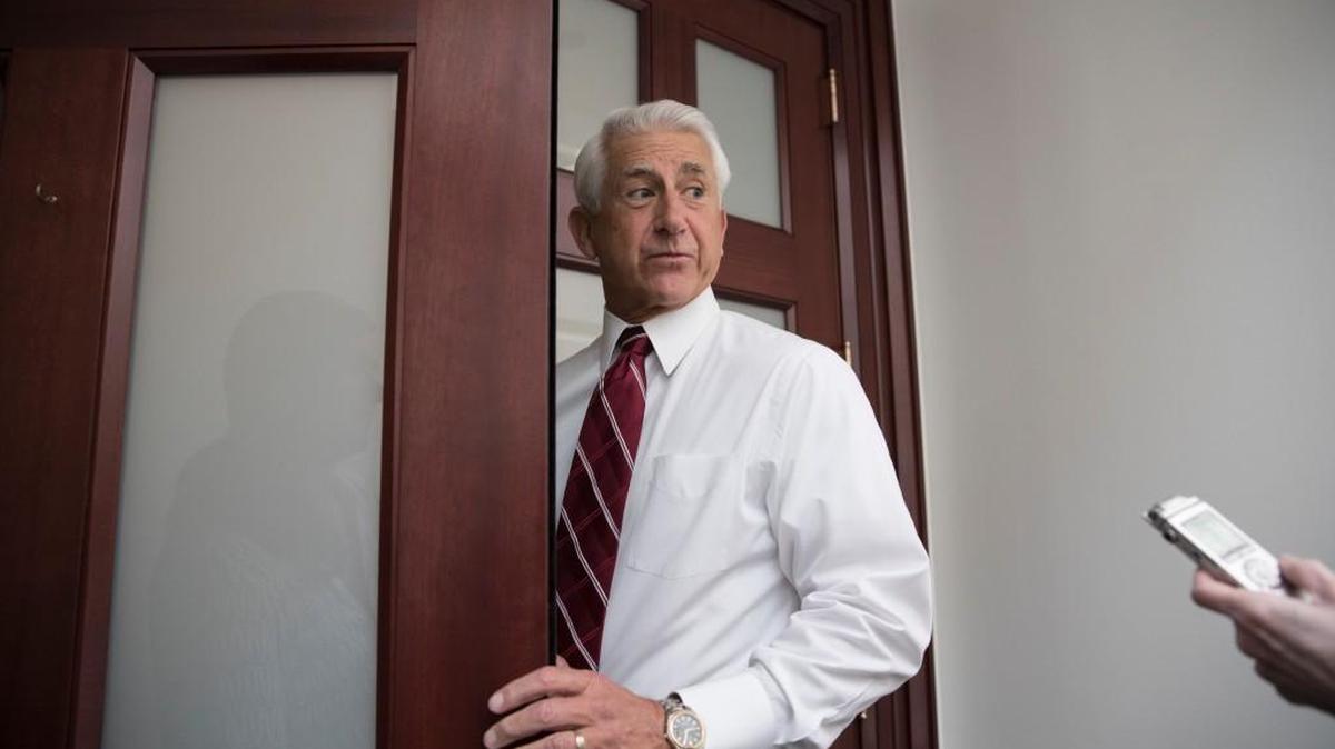 Rep. Dave Reichert, R-Wash., arrives for a House Republican Conference meeting on Capitol Hill in Washington in July. Reichert announced Wednesday that he was not running for re-election.
