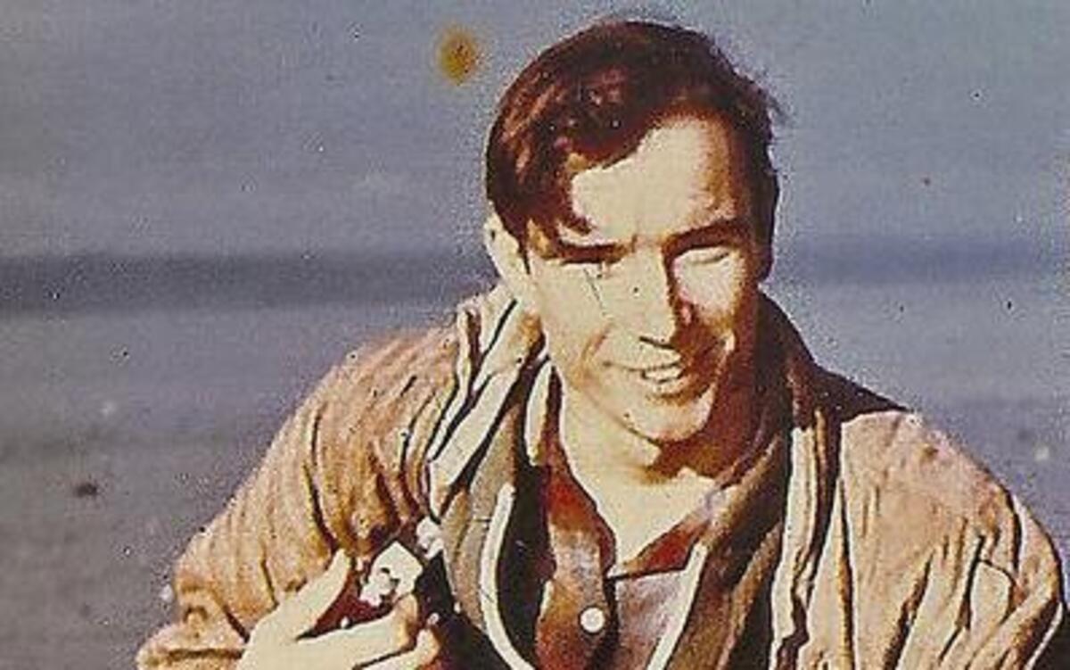 David Corak, left, with younger brother Carl Malone on a beach in Dash Point around 1968.