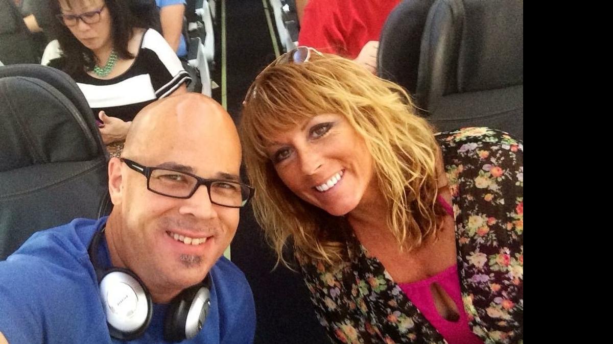 
Robert Haase and Charity Lisherness, who worked together in a massage therapist business. 

