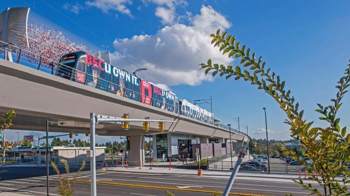 SeaTac is currently the end of the line for Sound Transit’s light rail. Candidate Jim Merritt claims he could get the line extended to Tacoma in five years if he’s elected mayor. Sound Transit calls that claim unrealistic.