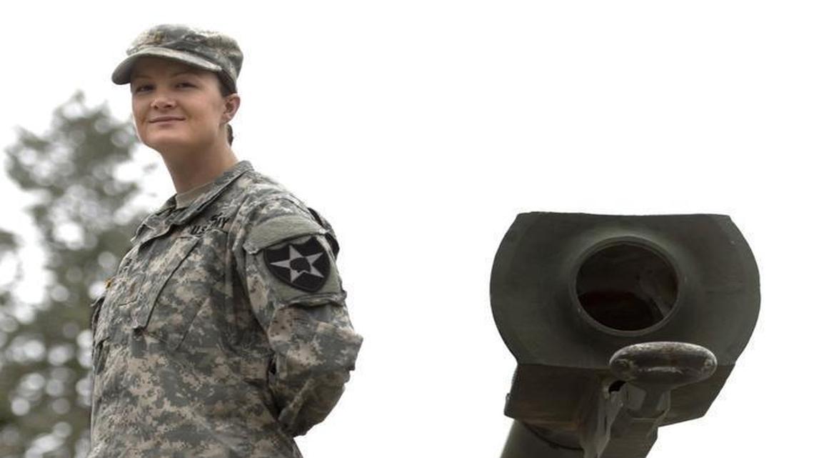 Lt. Taylor Cardosi was the first female officer to command a howitzer platoon at Joint Base Lewis-McChord.
