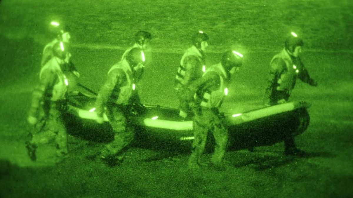 The Navy is looking to increase opportunities for SEAL teams to train in the Puget Sound region. One proposal could lead to them working at public beaches where they have not typically trained. This 2010 photo shows SEAL candidates practicing in San Diego.