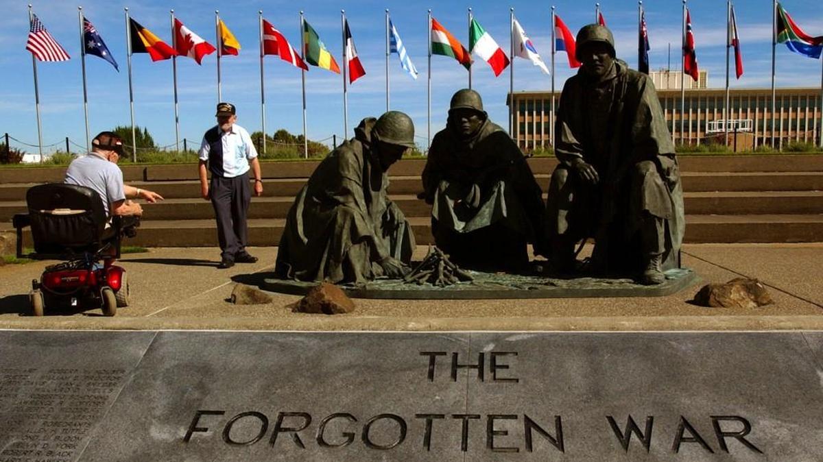 The Korean War memorial on the Capitol campus in Olympia. Joint Base Lewis-McChord invites military families Friday to a salute to Korean War veterans.