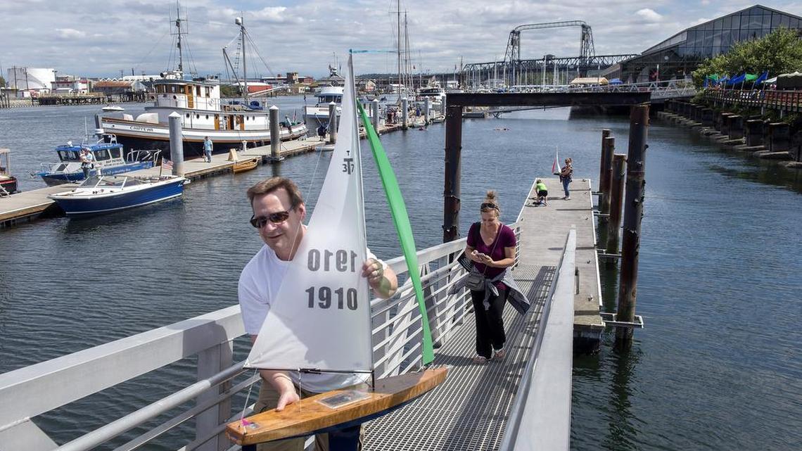 Activities like piloting a craft provided by Tippecanoe Remote Controlled Sailboats drew Durant Hehr and his family to the Tacoma Maritime Fest in June. The annual event provides a way for people to reconnect with the city’s waterfront and this year marked the 10th anniversary of the Thea Foss Waterway cleanup.