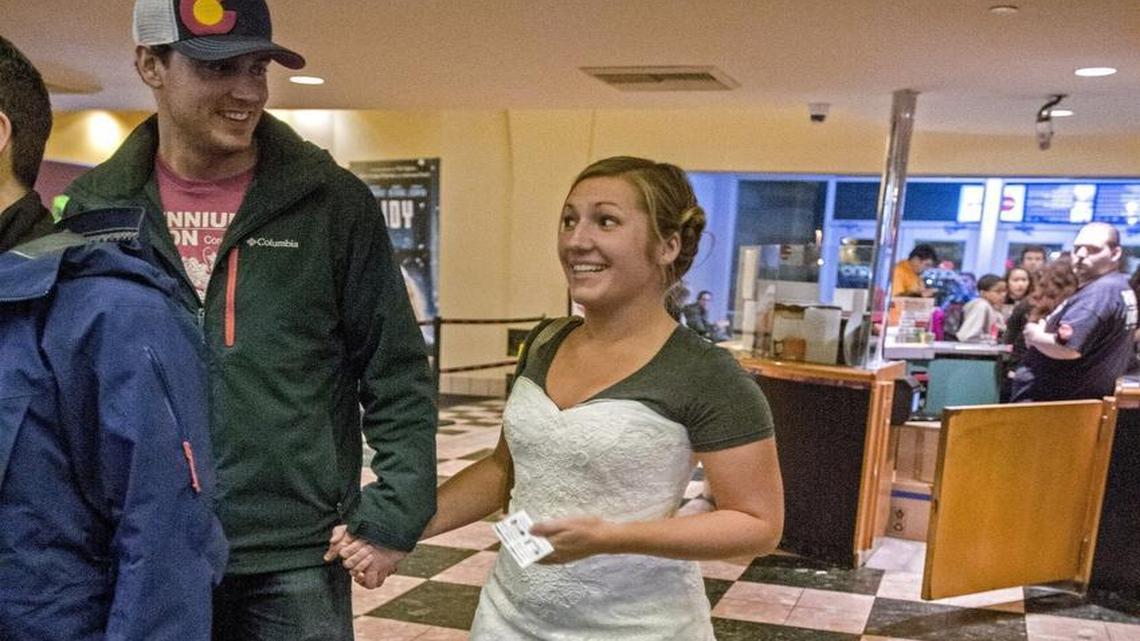 Larry LaRue: Tacoma woman watches ‘Star Wars’ in wedding dress for worthy cause