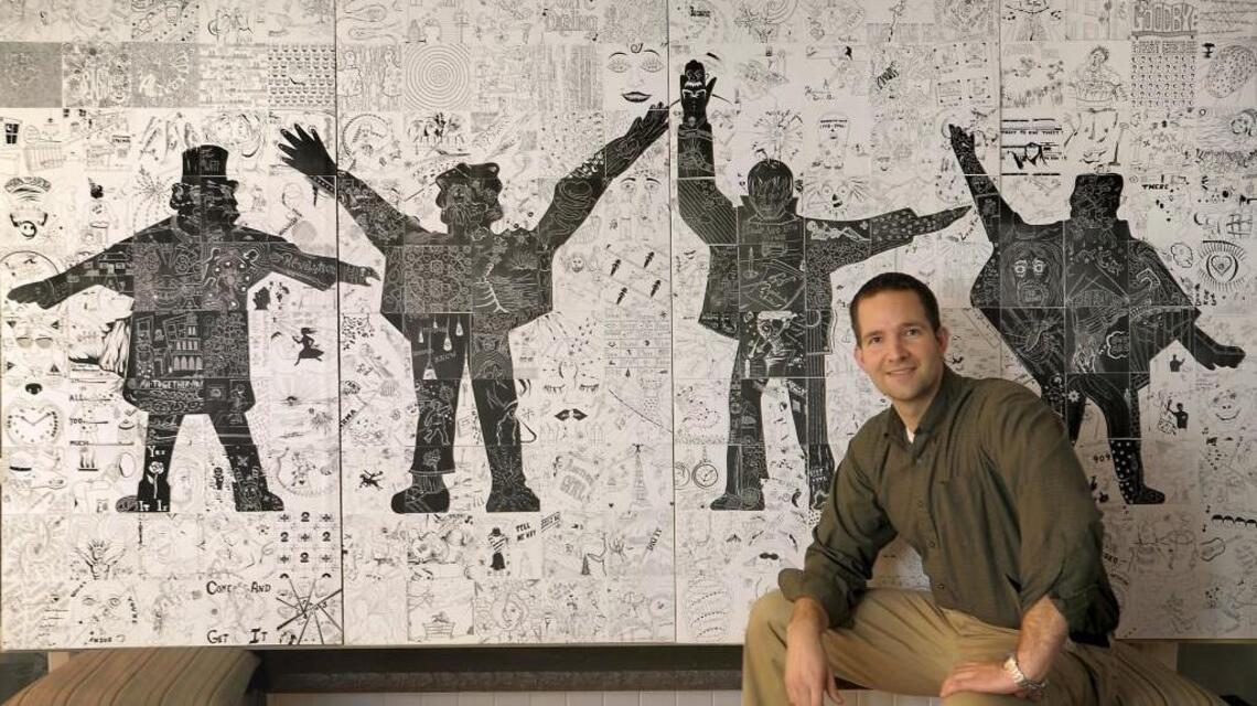 Larry LaRue: Puyallup man undaunted after losing Beatles mural in fire