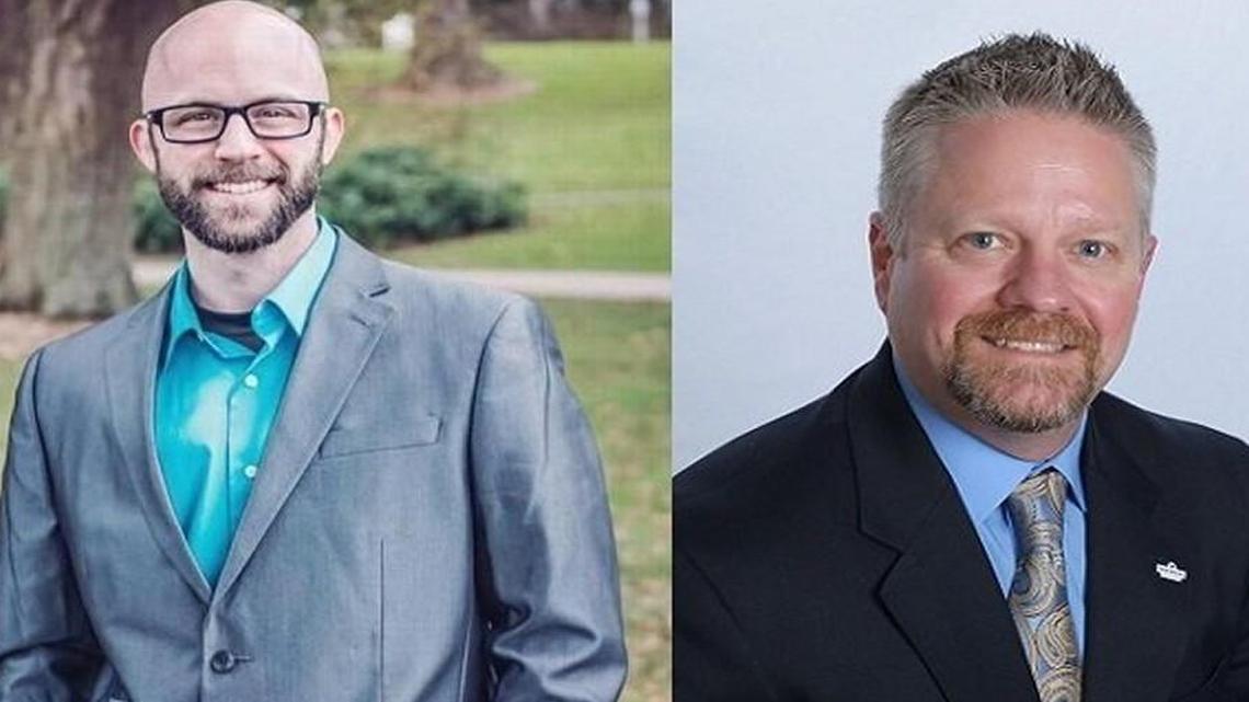 Chris Beale, left, and Brian Arnold are running to represent District 5 on the Tacoma City Council.