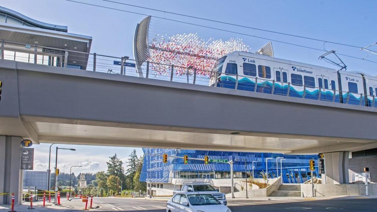 Sound Transit’s light rail line now terminates at the Angle Lake station in SeaTac but is expected to be extended to Tacoma under the voter-approved Sound Transit 3 ballot measure.