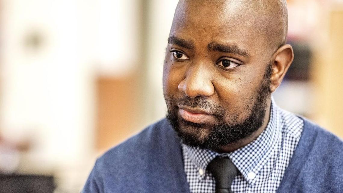 Nathan Gibbs-Bowling, a teacher at Lincoln High School, was named Washington State Teacher of the Year in 2015.