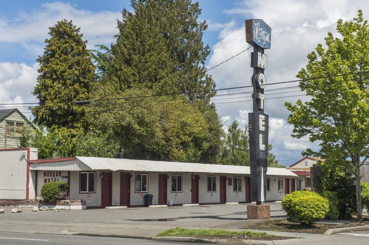 The Morgan Motel at 7301 Pacific Ave., seen here in May 2017, was shut down in December of last year.