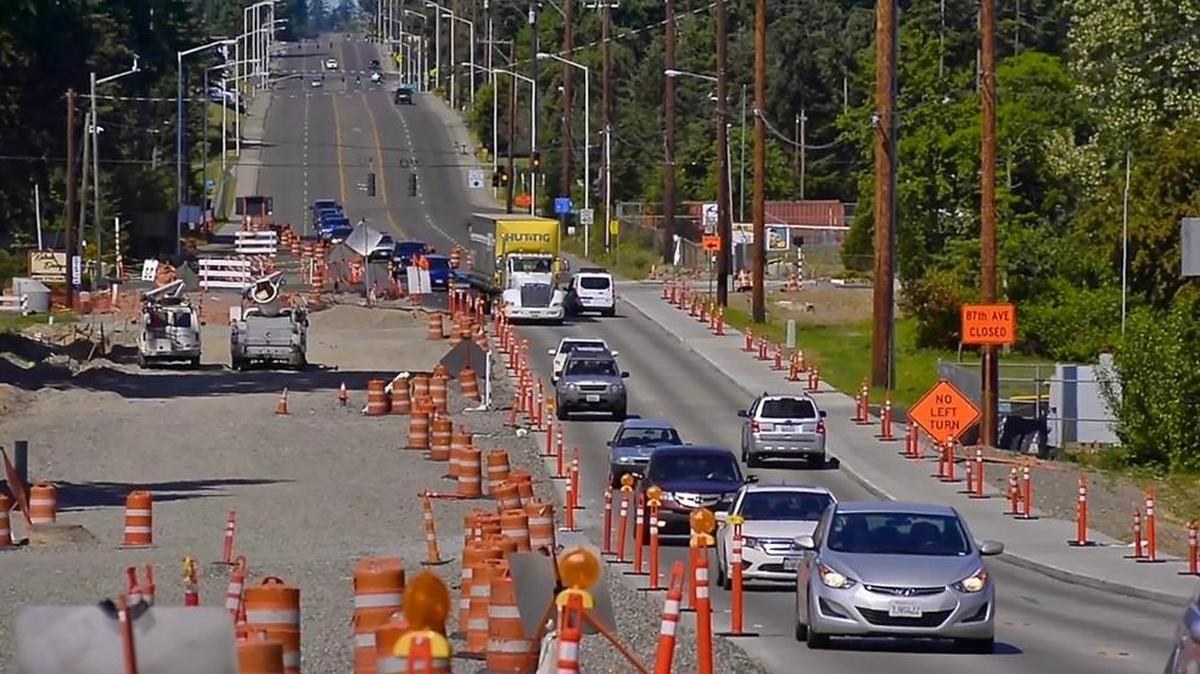 A road-widening project on 39th Avenue Southwest near Costco in Puyallup is the subject of a lawsuit that could wind up costing the city $7 million.