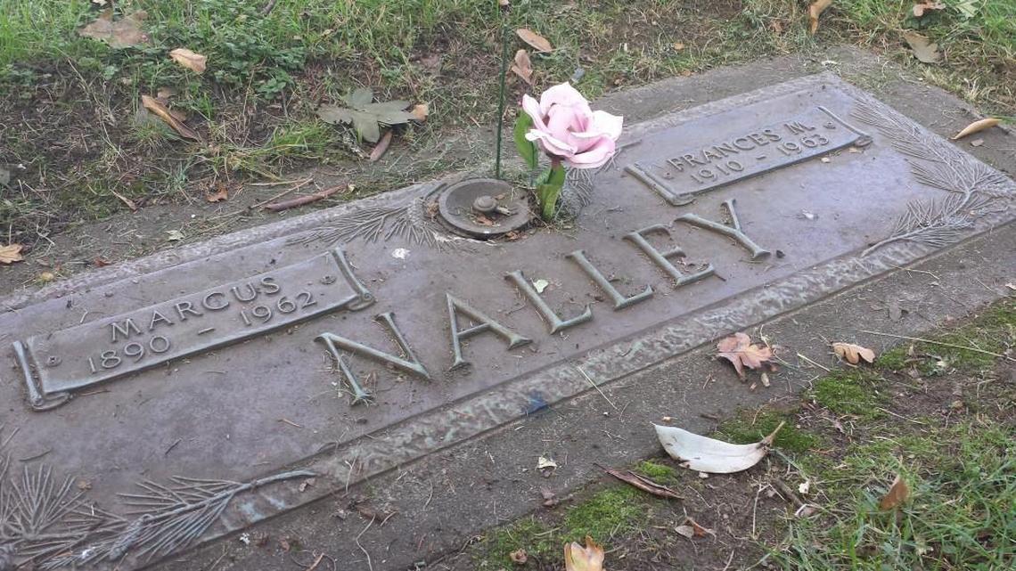 
The grave marker of Marcus Nalley, whose birth name was Narancich, is shown at Mountain View Memorial Park in Lakewood. The Croatian arrived in the United States at 13 years old and by his late 20s created the Nalley food company in Tacoma.

