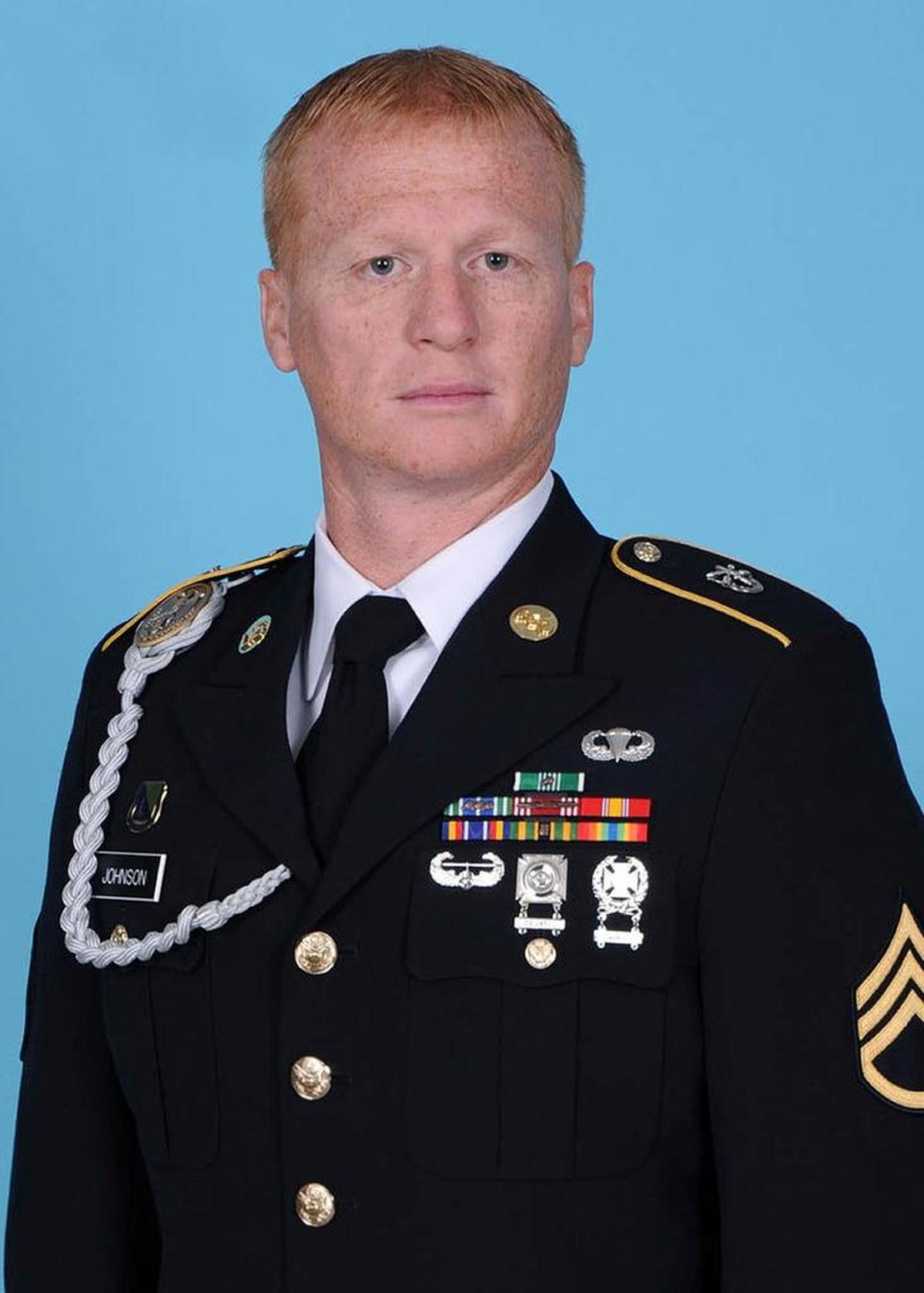 In a photo released by the Army, Sgt. Jeremiah Johnson, one of four soldiers killed in Niger in 2017.