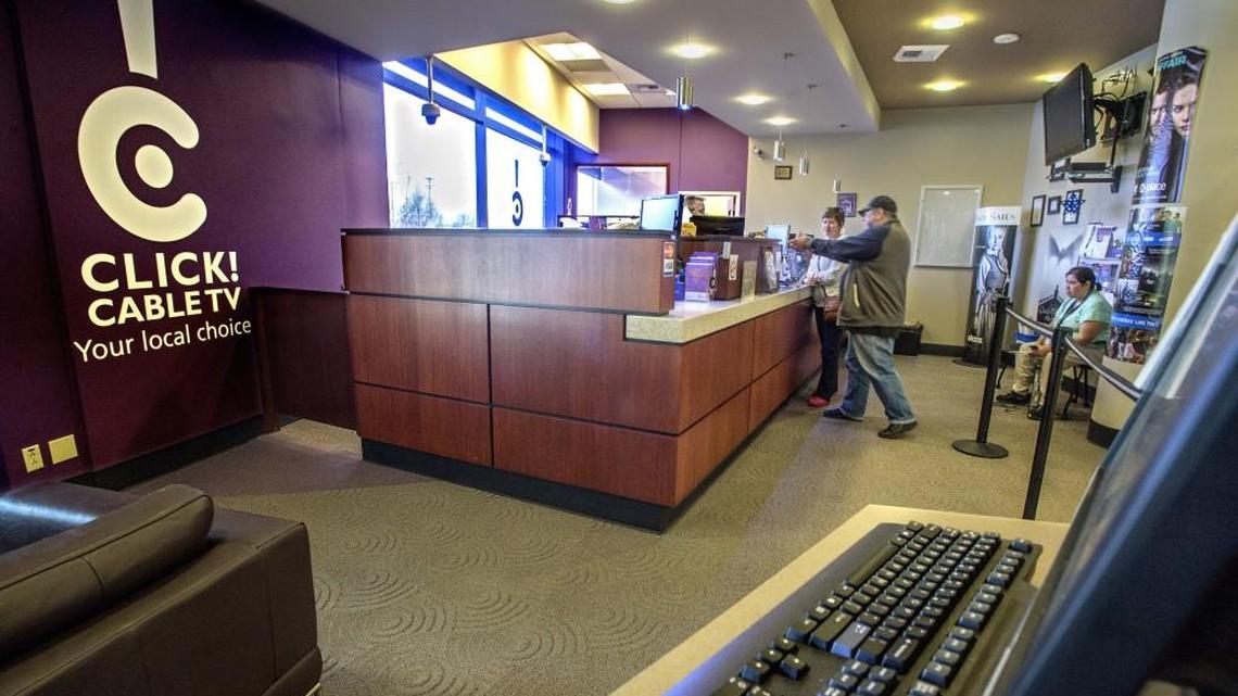 The lobby of Click Network at Tacoma Public Utilities offices in March 2015.