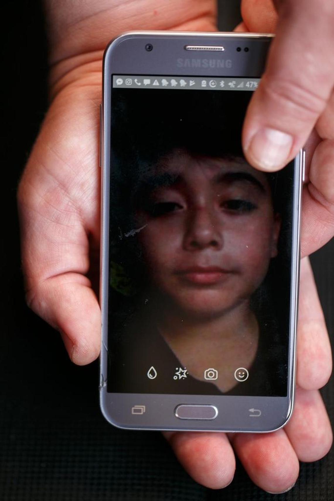 From Mexico, Joel often video chats with friends back in Pacific County. An American citizen, he recently rejoined his father, who was deported.