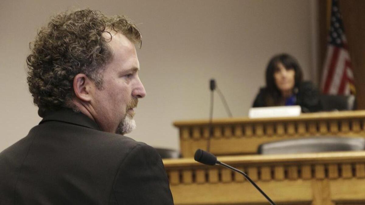 Sen. Kevin Ranker, a Democrat from Orcas Island, listens during a 2015 hearing in Olympia. Ranker announced Saturday that he is resigning his state Senate seat.