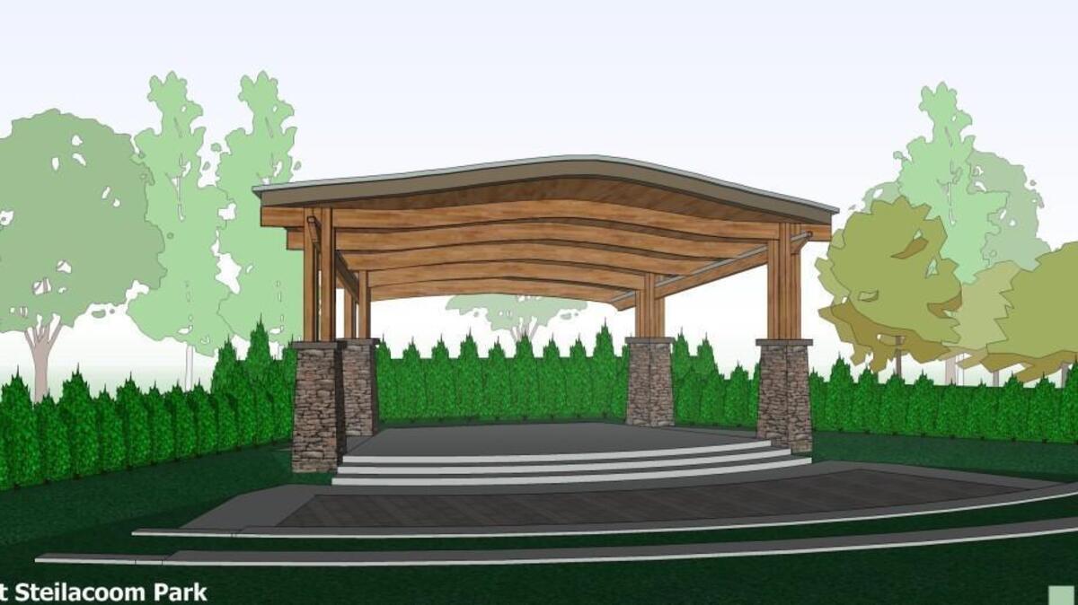 
One of the proposed designs for a stage at Fort Steilacoom Park.

