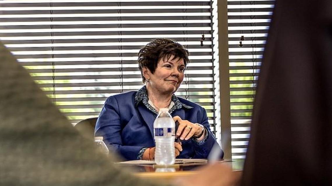 Pam Roach, then a Republican state senator from Auburn, addressed The News Tribune editorial board in July 2016. Roach now is a member of the Pierce County Council.