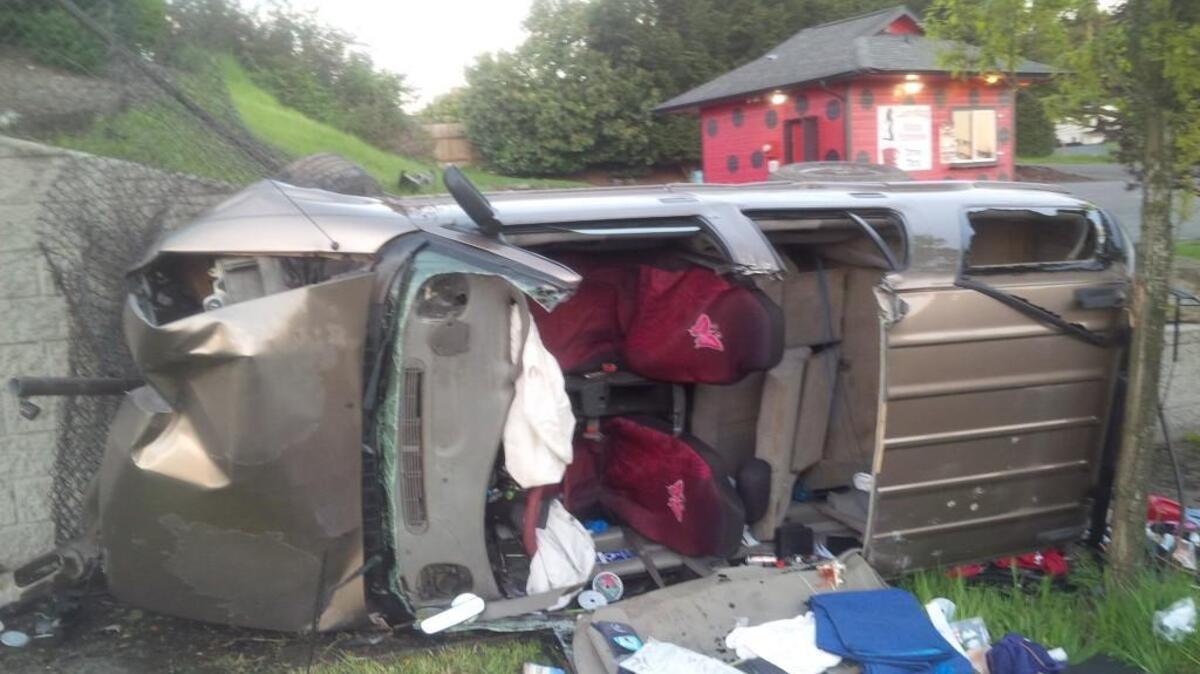 An erratic driver was injured after her vehicle rolled over on Pacific Avenue in Parkland on Wednesday night, according to the Washington State Patrol. Central Pierce Fire & Rescue medics had to cut her from her car before taking her to Tacoma General Hospital, a department spokesman said.