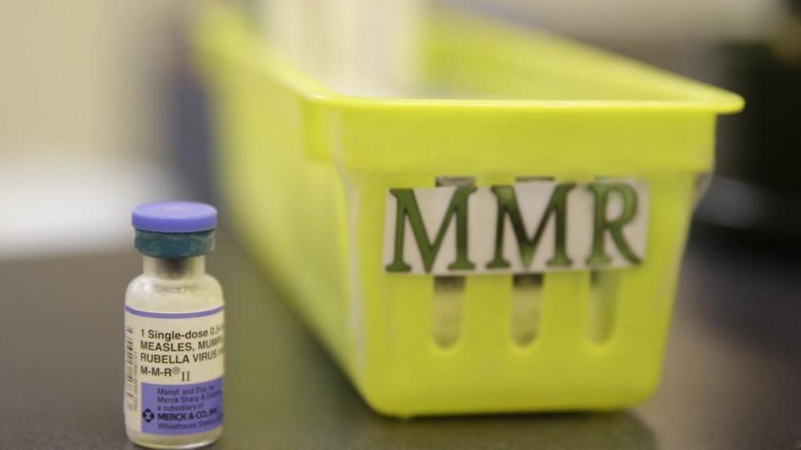 A vaccine for measles, mumps and rubella is shown on a countertop at a California clinic in 2015. There has been a second confirmed case of the mumps among Puyallup School District students, the Tacoma-Pierce County Health Department announced Monday afternoon.