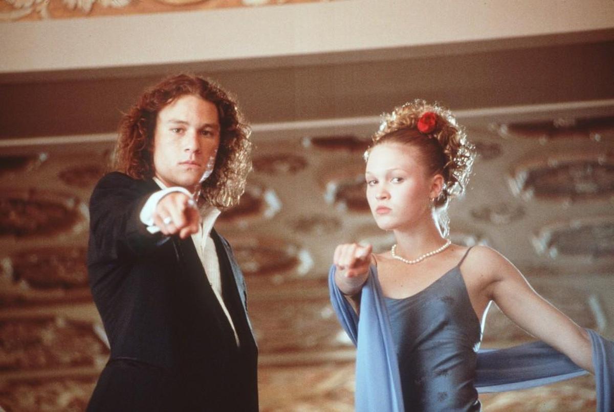 “10 Things I Hate About You” starred Heath Ledger and Julia Stiles.