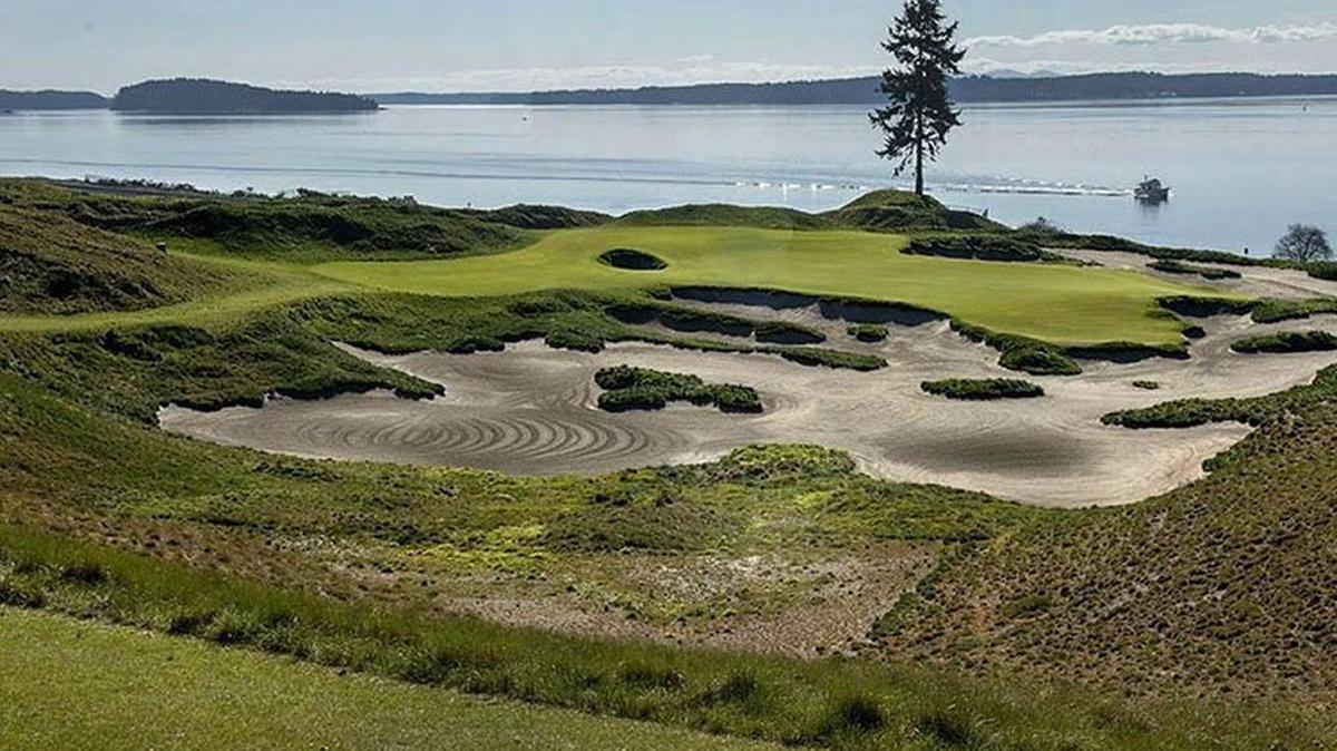 A sweeping view of Puget Sound framed by the iconic lone fir, the only tree on the Chambers Bay Golf Course, makes the 15th one of the most photographed holes. The Pierce County-owned links layout along Puget Sound is the first municipal course to host United States Golf Association’s three original major championships. The 122nd U.S. Women’s Amateur will be at Chambers Bay Aug. 8-14. Chambers hosted the 2015 U.S. Open. It was the site of the 2010 U.S. Men’s Amateur. But so far, another U.S. Open and the U.S. Women’s Open have eluded the heralded, picturesque course.