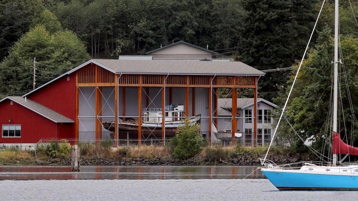 The Harbor History Museum located at 4121 Harborview Drive will have 216 solar panels installed on its roof as part of the Peninsula Light Company’s community solar project. The museum is seen here from the water in this file photo from Sept. 13, 2010.