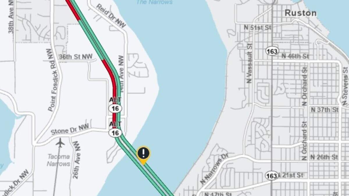 Update: Tacoma Narrows Bridge open after 4-hour closure during police response - Tacoma News Tribune