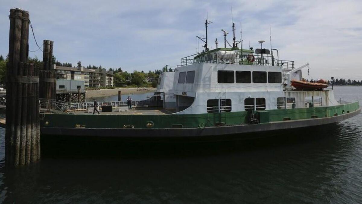 Washington State Ferries is auctioning off the Hiyu, the smallest state ferry. Bids begin at $300,000 for the Hiyu, which could use a good scrub for barnacles. The Hiyu could carry 34 cars and 199 passengers.
