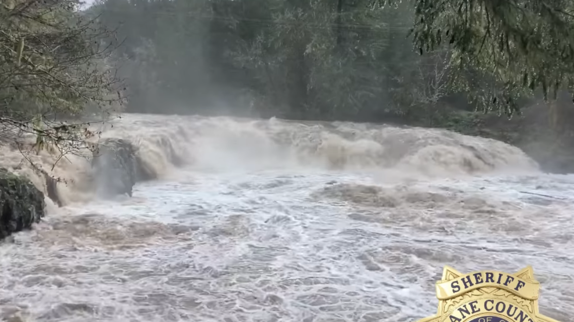 Brice Creek had a historically high flow rate when a 61-year-old vanished from a bank, deputies said.