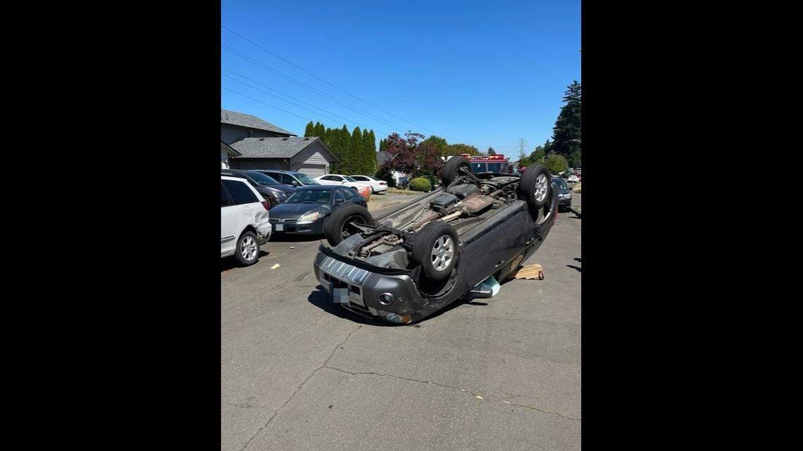 Police said they suspect the 16-year-old was texting and driving before the crash in Vancouver, Washington.