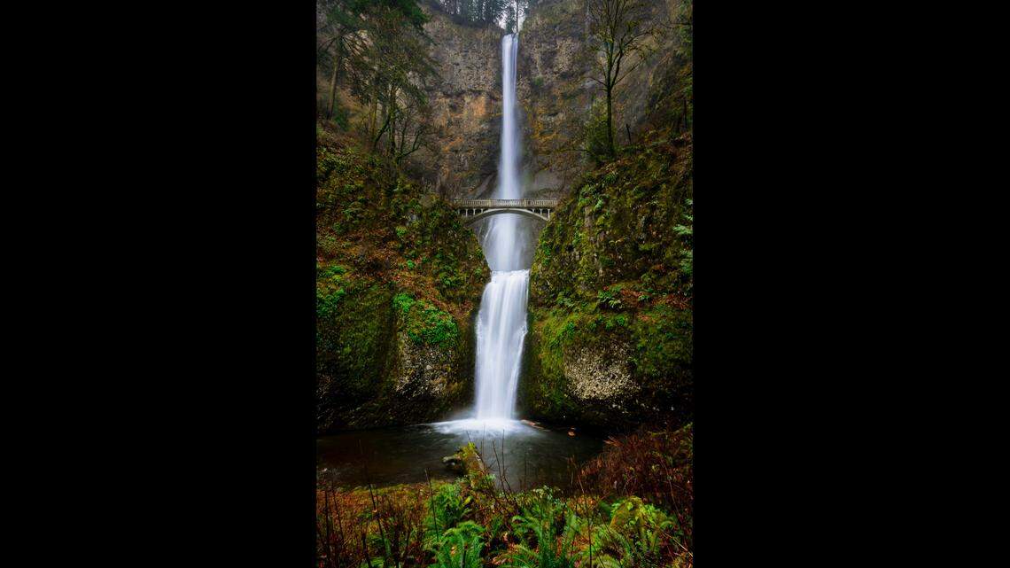 A hiker went to Multnomah Falls (pictured) before he was found dead at the base of Wiesendanger Falls, deputies said.